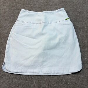 Swing Control White Pull-On Golf Skort with Built-In Shorts Women’s Size 2 1752